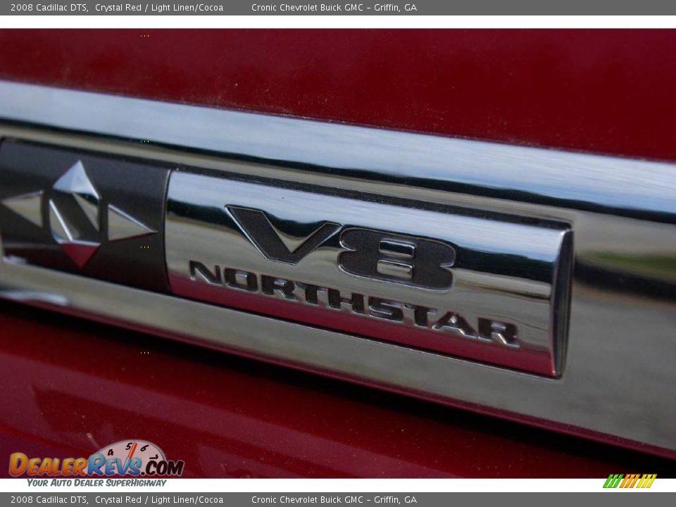 2008 Cadillac DTS Crystal Red / Light Linen/Cocoa Photo #16