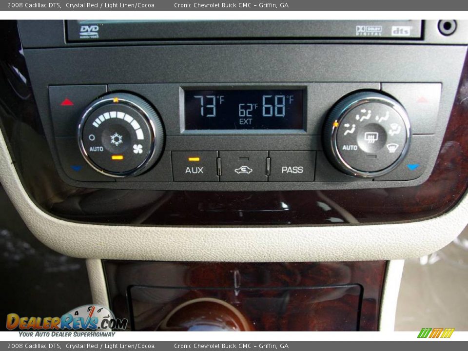2008 Cadillac DTS Crystal Red / Light Linen/Cocoa Photo #22