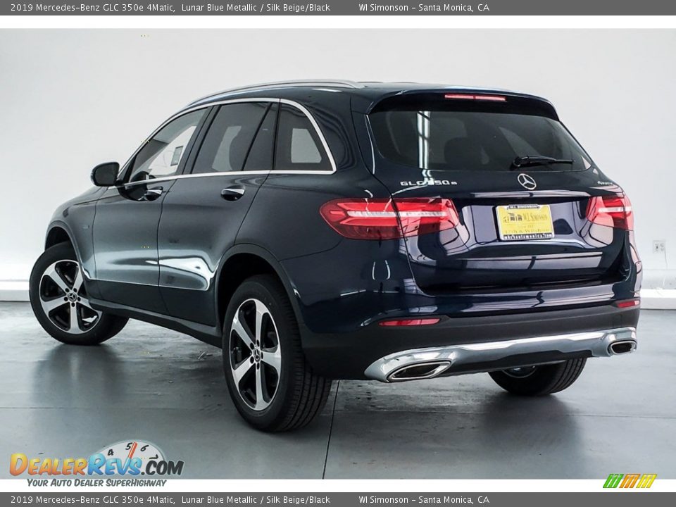 2019 Mercedes-Benz GLC 350e 4Matic Lunar Blue Metallic / Silk Beige/Black Photo #2