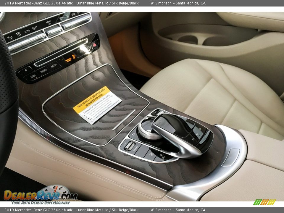 2019 Mercedes-Benz GLC 350e 4Matic Lunar Blue Metallic / Silk Beige/Black Photo #7