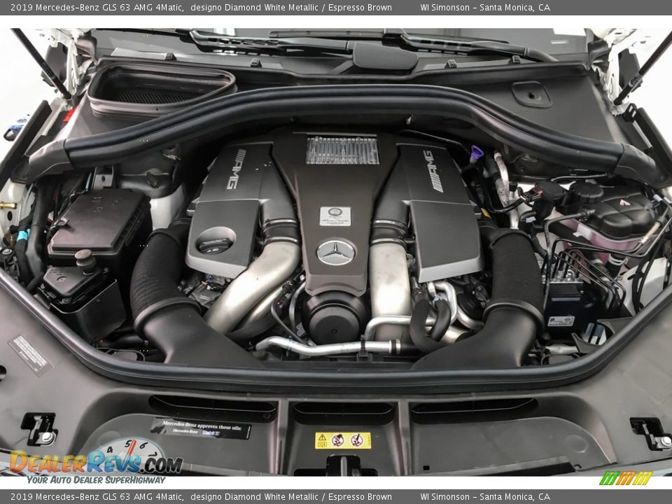 2019 Mercedes-Benz GLS 63 AMG 4Matic 5.5 Liter AMG biturbo DOHC 32-Valve VVT V8 Engine Photo #8