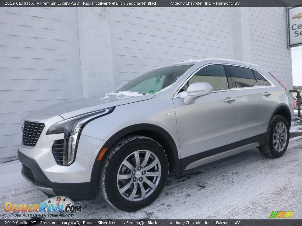 2019 Cadillac XT4 Premium Luxury AWD Radiant Silver Metallic / Sedona/Jet Black Photo #2