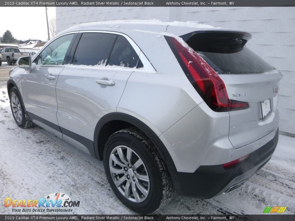 2019 Cadillac XT4 Premium Luxury AWD Radiant Silver Metallic / Sedona/Jet Black Photo #7