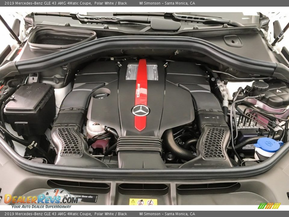 2019 Mercedes-Benz GLE 43 AMG 4Matic Coupe Polar White / Black Photo #8