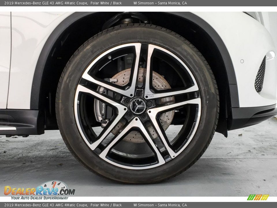 2019 Mercedes-Benz GLE 43 AMG 4Matic Coupe Polar White / Black Photo #9