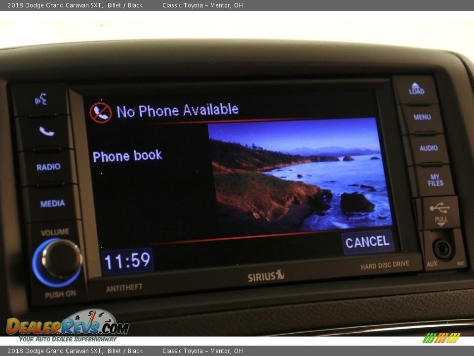 2018 Dodge Grand Caravan SXT Billet / Black Photo #11