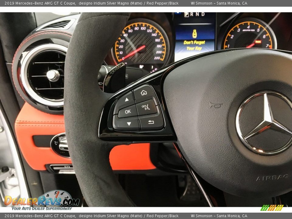 2019 Mercedes-Benz AMG GT C Coupe Steering Wheel Photo #16