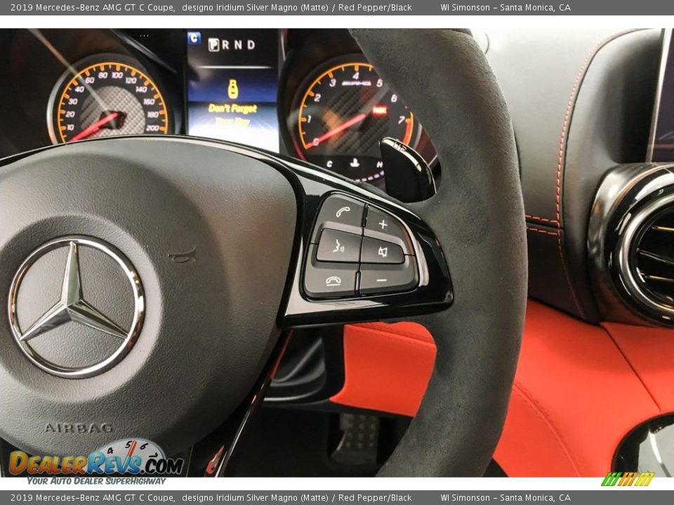 2019 Mercedes-Benz AMG GT C Coupe Steering Wheel Photo #17