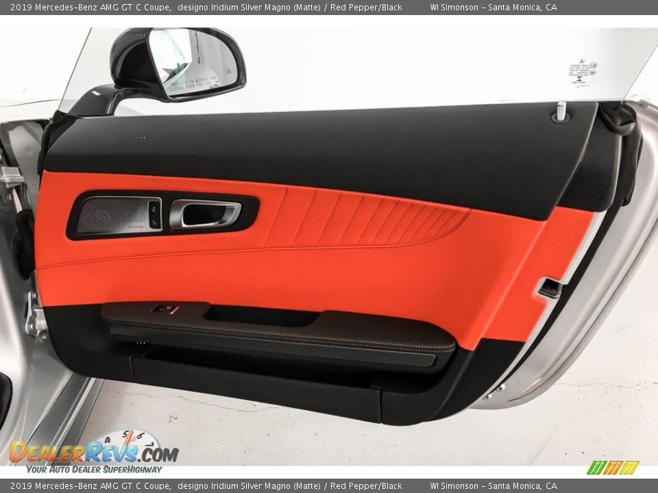 Door Panel of 2019 Mercedes-Benz AMG GT C Coupe Photo #28