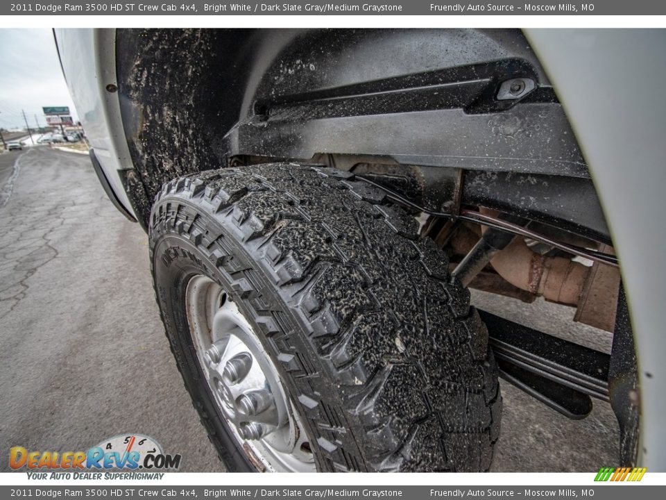 2011 Dodge Ram 3500 HD ST Crew Cab 4x4 Bright White / Dark Slate Gray/Medium Graystone Photo #12