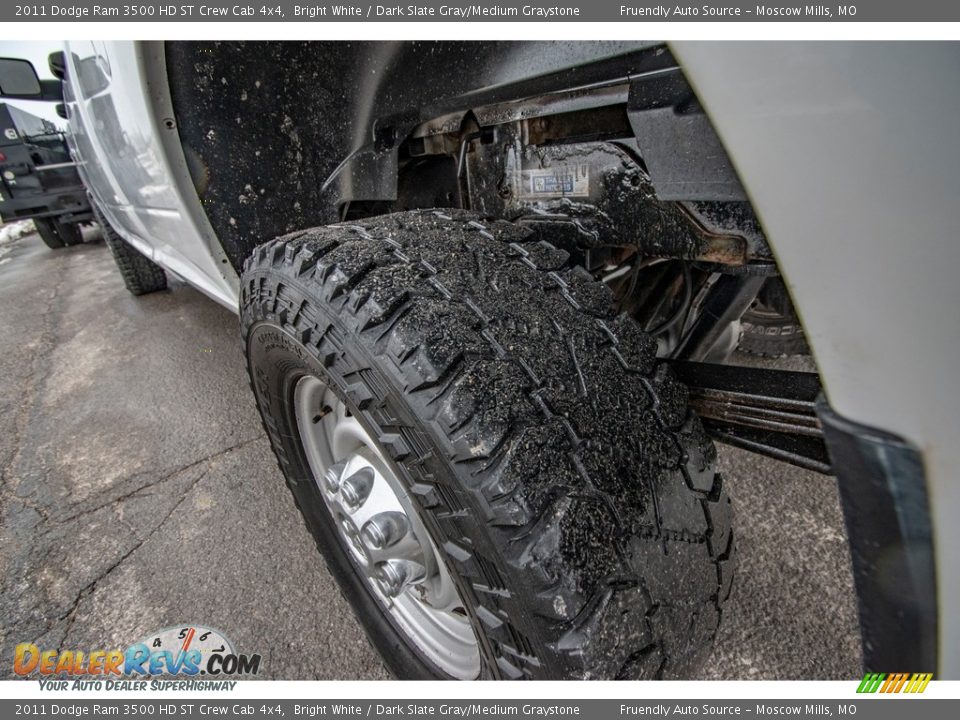 2011 Dodge Ram 3500 HD ST Crew Cab 4x4 Bright White / Dark Slate Gray/Medium Graystone Photo #14