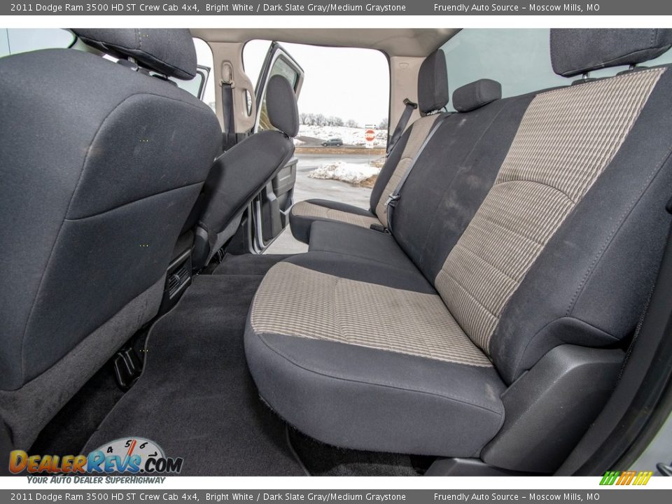2011 Dodge Ram 3500 HD ST Crew Cab 4x4 Bright White / Dark Slate Gray/Medium Graystone Photo #27