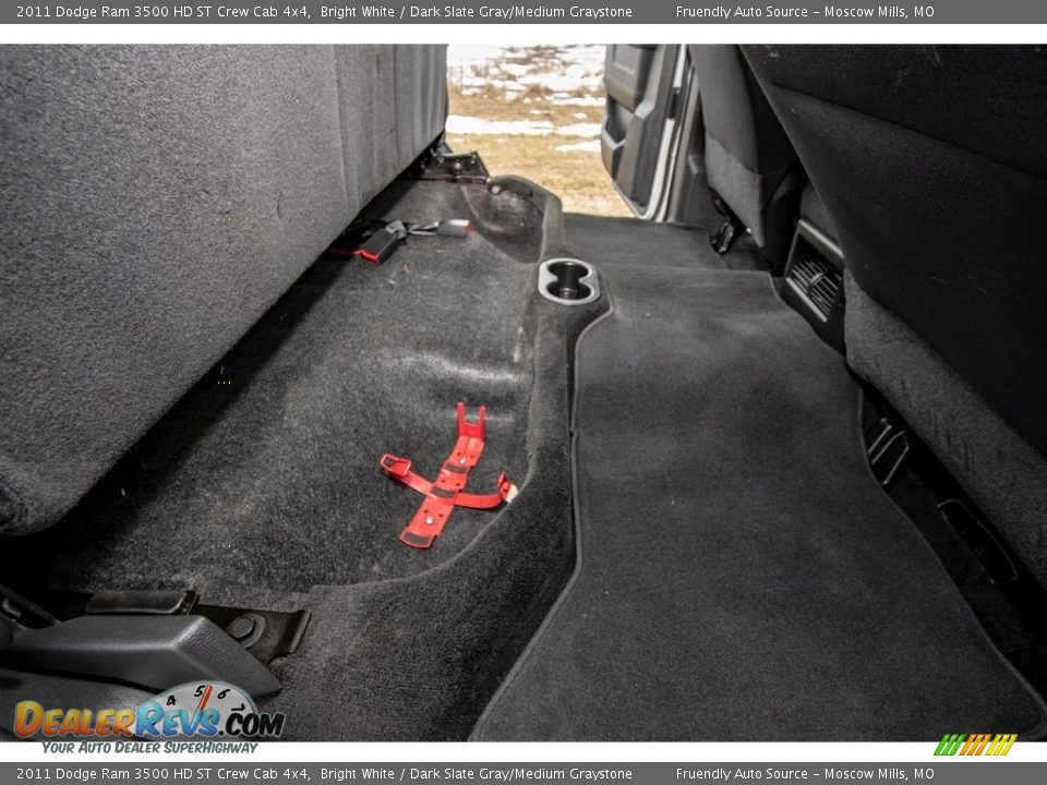 2011 Dodge Ram 3500 HD ST Crew Cab 4x4 Bright White / Dark Slate Gray/Medium Graystone Photo #30