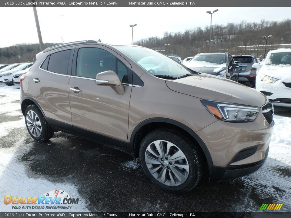 2019 Buick Encore Preferred AWD Coppertino Metallic / Ebony Photo #3