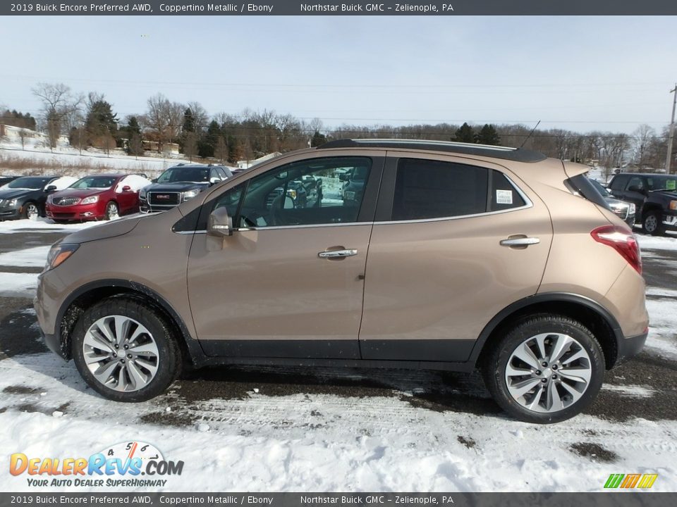 2019 Buick Encore Preferred AWD Coppertino Metallic / Ebony Photo #9