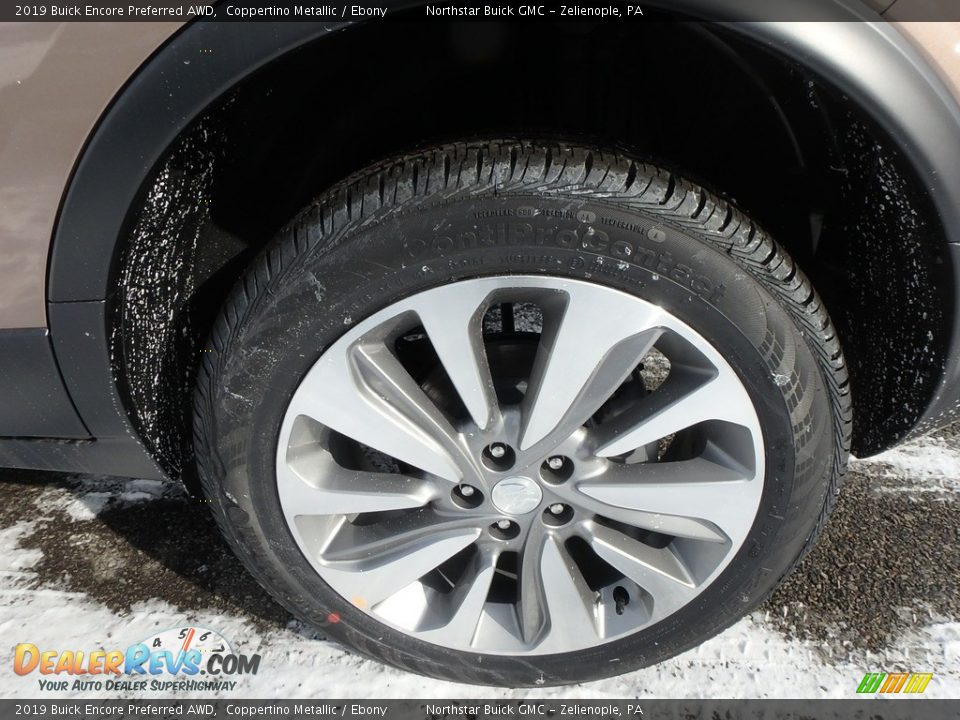 2019 Buick Encore Preferred AWD Coppertino Metallic / Ebony Photo #10