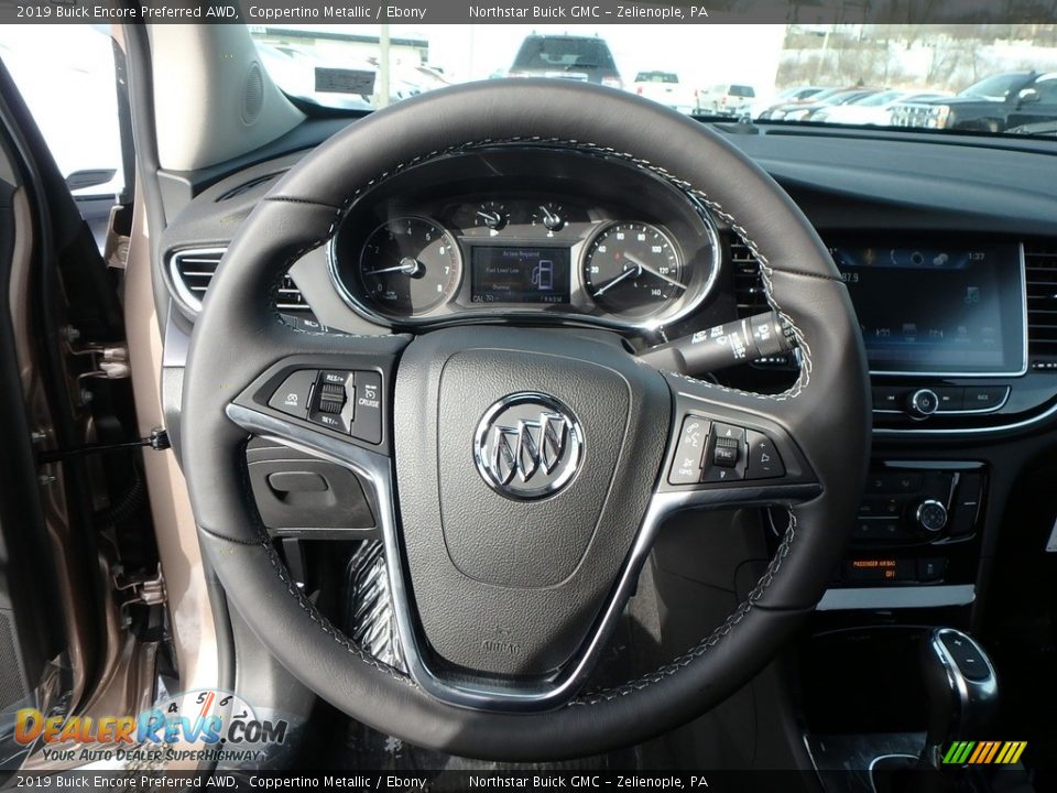 2019 Buick Encore Preferred AWD Coppertino Metallic / Ebony Photo #17