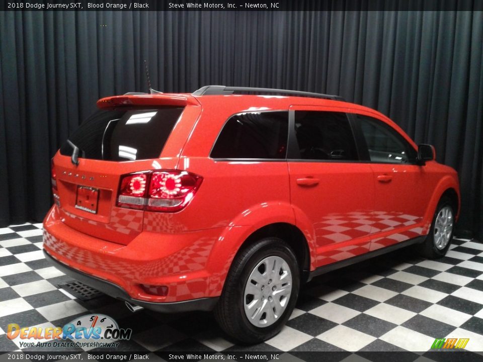 2018 Dodge Journey SXT Blood Orange / Black Photo #6