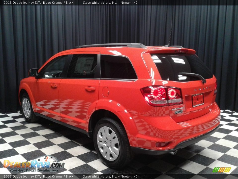 2018 Dodge Journey SXT Blood Orange / Black Photo #8