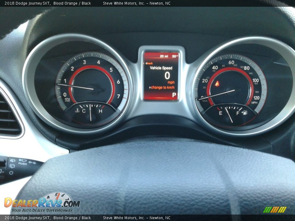 2018 Dodge Journey SXT Blood Orange / Black Photo #21