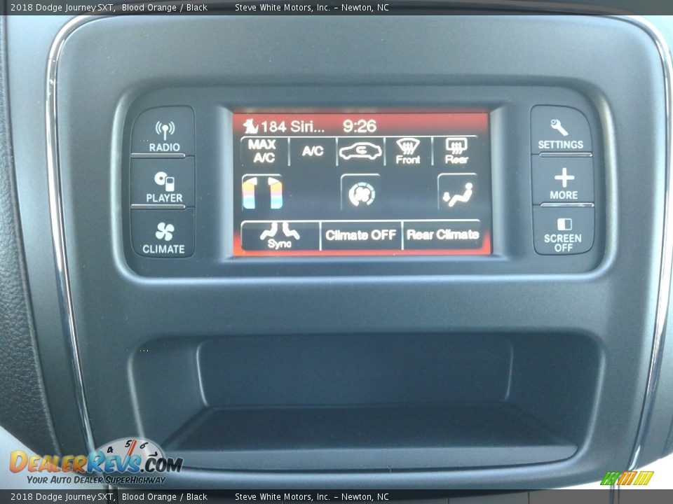 2018 Dodge Journey SXT Blood Orange / Black Photo #24