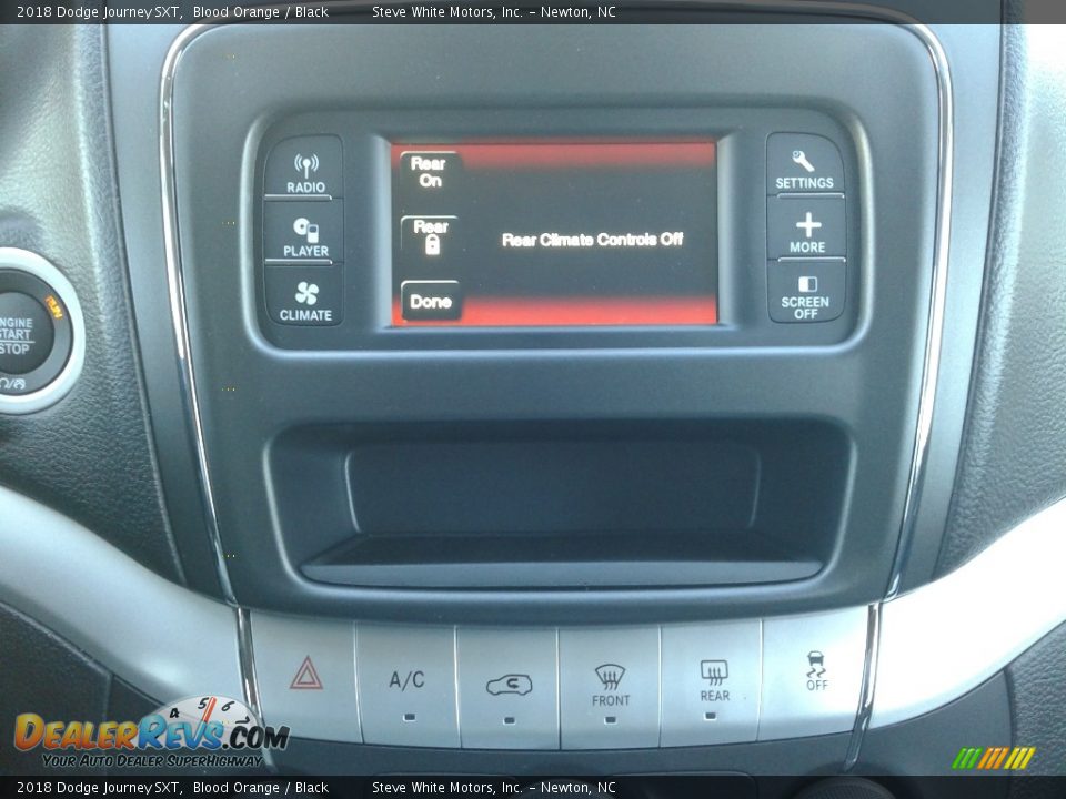 2018 Dodge Journey SXT Blood Orange / Black Photo #25