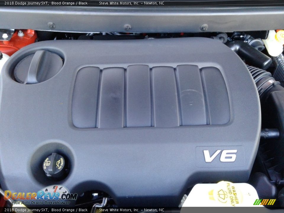 2018 Dodge Journey SXT Blood Orange / Black Photo #32