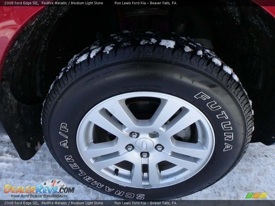 2008 Ford Edge SEL Redfire Metallic / Medium Light Stone Photo #10