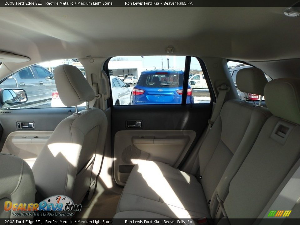 2008 Ford Edge SEL Redfire Metallic / Medium Light Stone Photo #12