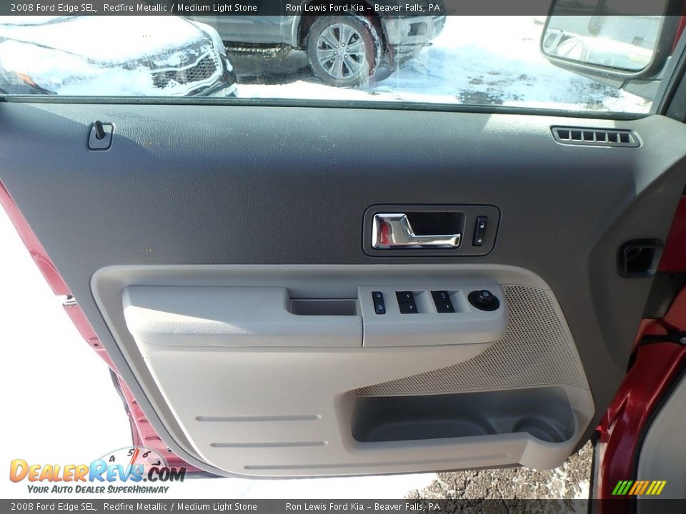 2008 Ford Edge SEL Redfire Metallic / Medium Light Stone Photo #14