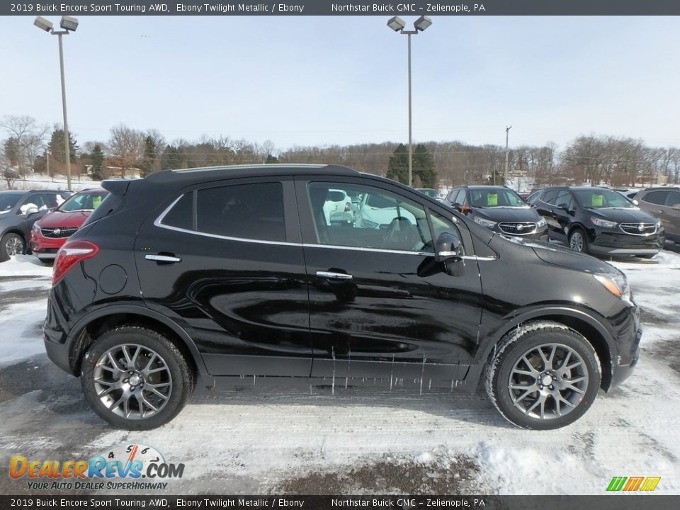 Ebony Twilight Metallic 2019 Buick Encore Sport Touring AWD Photo #4