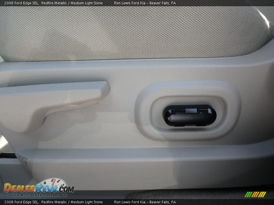 2008 Ford Edge SEL Redfire Metallic / Medium Light Stone Photo #16