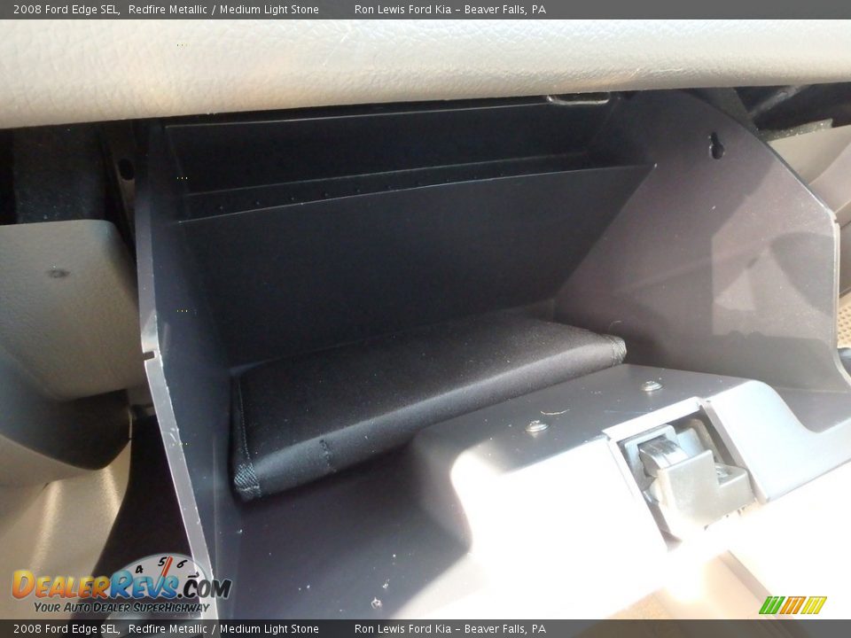 2008 Ford Edge SEL Redfire Metallic / Medium Light Stone Photo #19