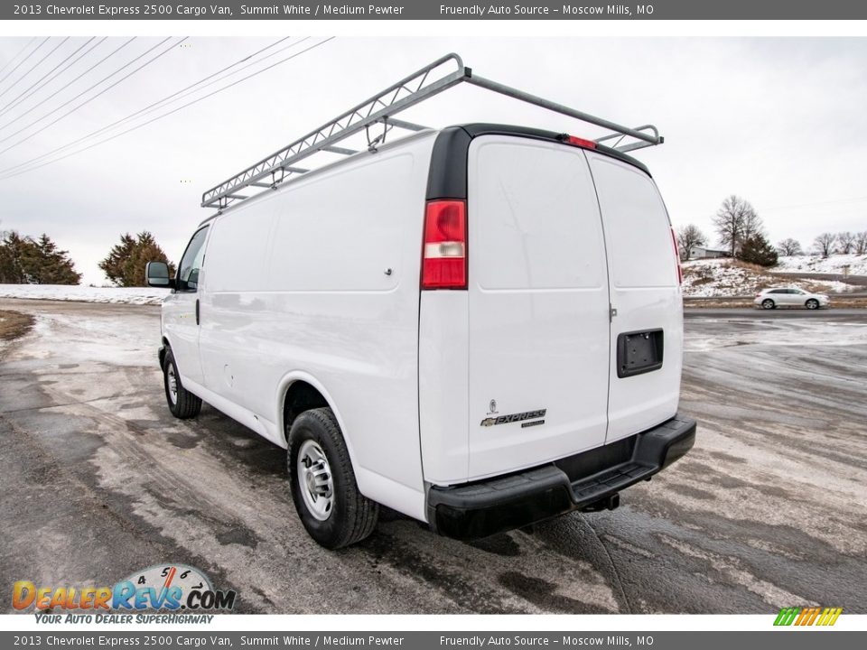 2013 Chevrolet Express 2500 Cargo Van Summit White / Medium Pewter Photo #6