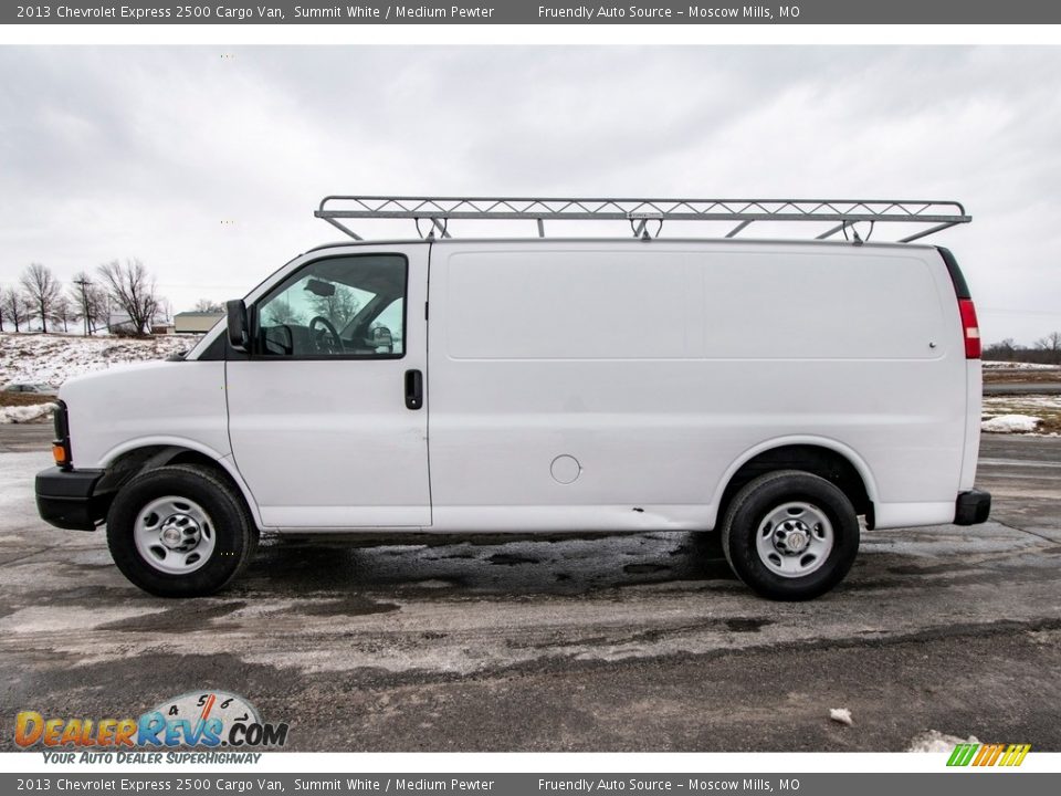 2013 Chevrolet Express 2500 Cargo Van Summit White / Medium Pewter Photo #7