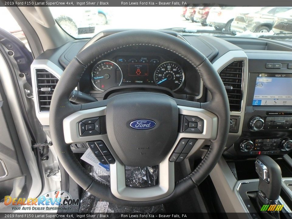2019 Ford F150 Lariat SuperCrew 4x4 Steering Wheel Photo #15