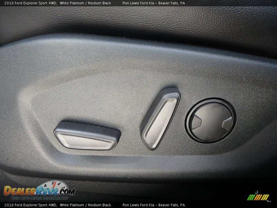 2019 Ford Explorer Sport 4WD White Platinum / Medium Black Photo #16