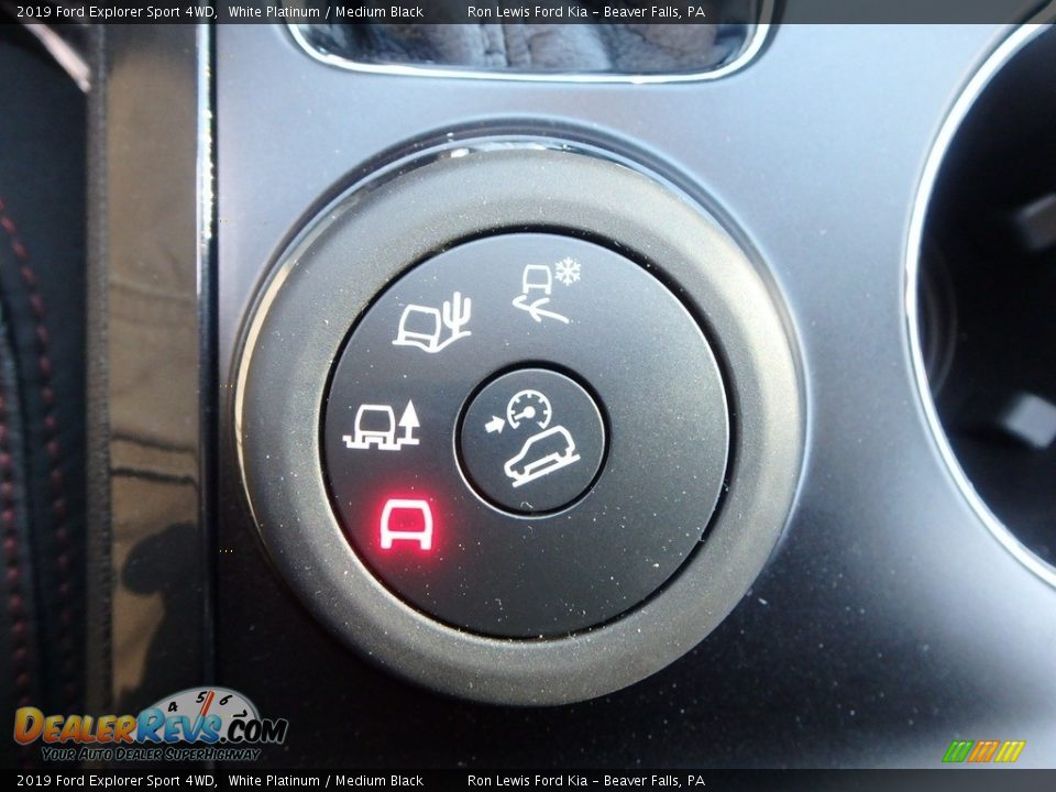 2019 Ford Explorer Sport 4WD White Platinum / Medium Black Photo #18