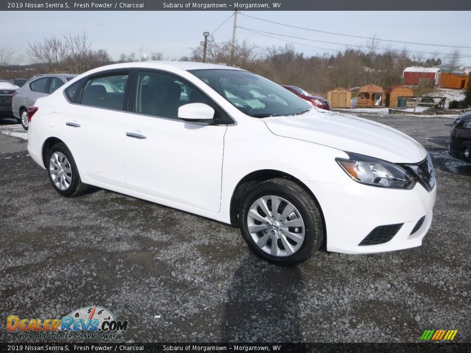 2019 Nissan Sentra S Fresh Powder / Charcoal Photo #1