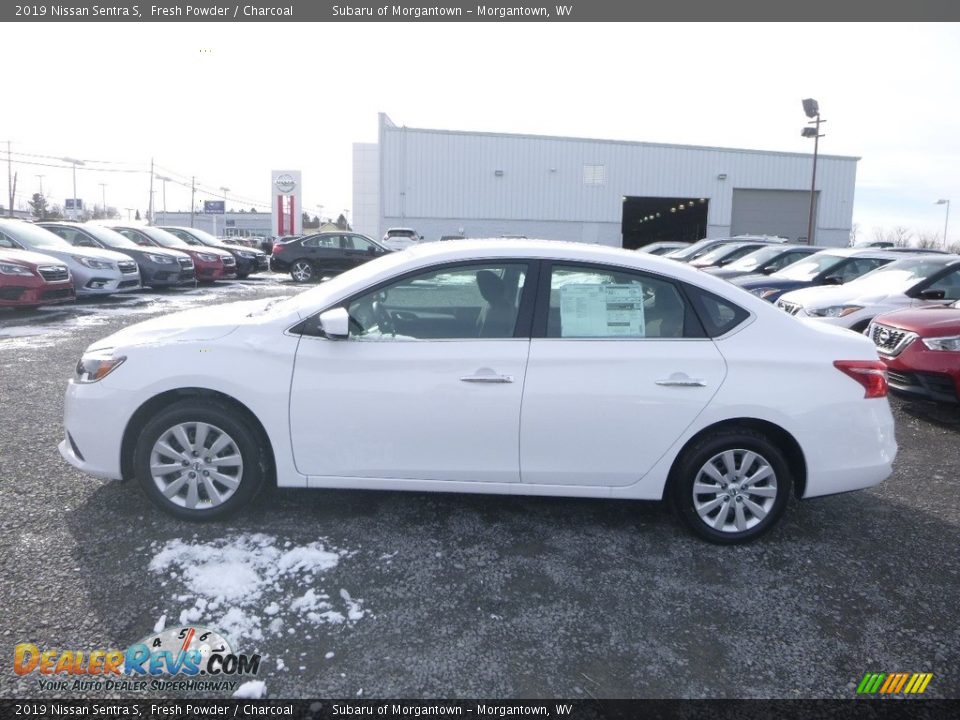 2019 Nissan Sentra S Fresh Powder / Charcoal Photo #7