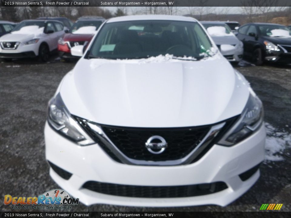 2019 Nissan Sentra S Fresh Powder / Charcoal Photo #9