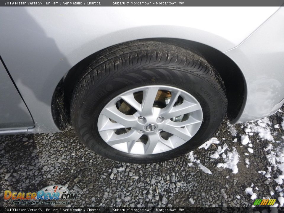 2019 Nissan Versa SV Brilliant Silver Metallic / Charcoal Photo #2