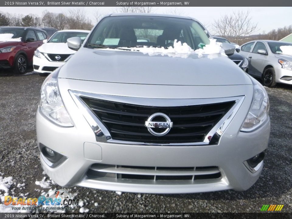 2019 Nissan Versa SV Brilliant Silver Metallic / Charcoal Photo #9