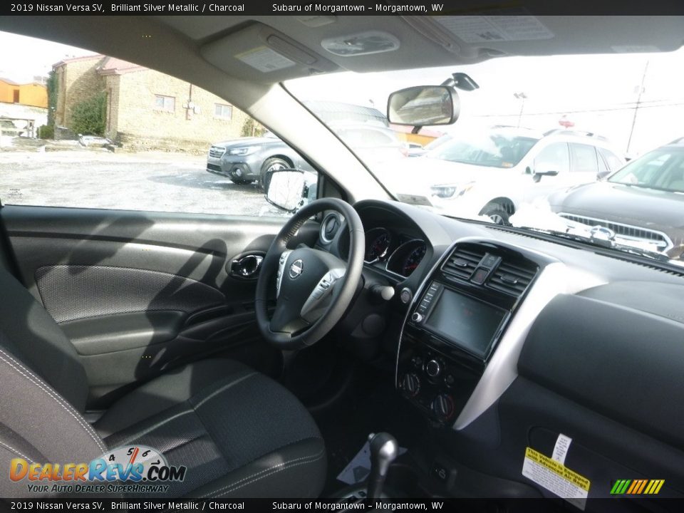 2019 Nissan Versa SV Brilliant Silver Metallic / Charcoal Photo #11