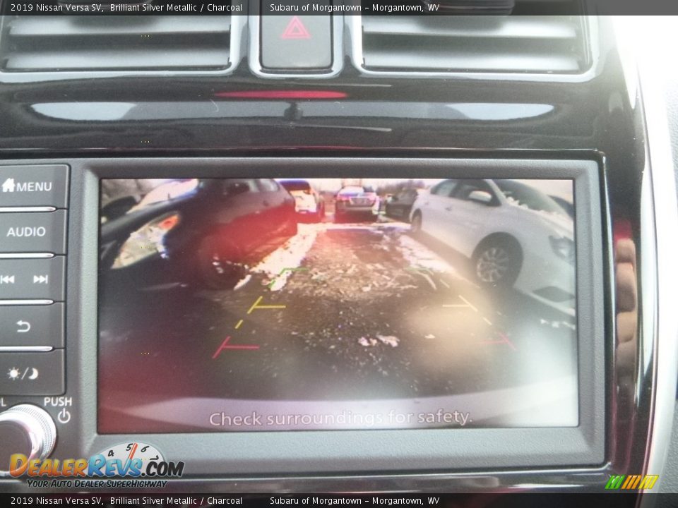 2019 Nissan Versa SV Brilliant Silver Metallic / Charcoal Photo #17