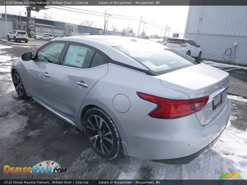 2018 Nissan Maxima Platinum Brilliant Silver / Charcoal Photo #6