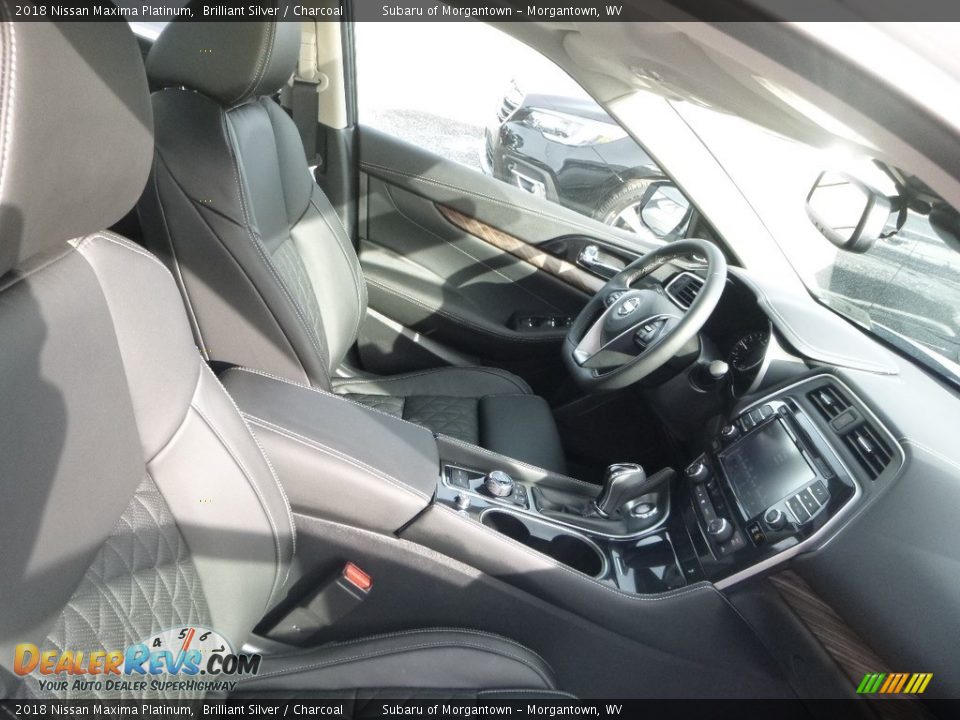 2018 Nissan Maxima Platinum Brilliant Silver / Charcoal Photo #10
