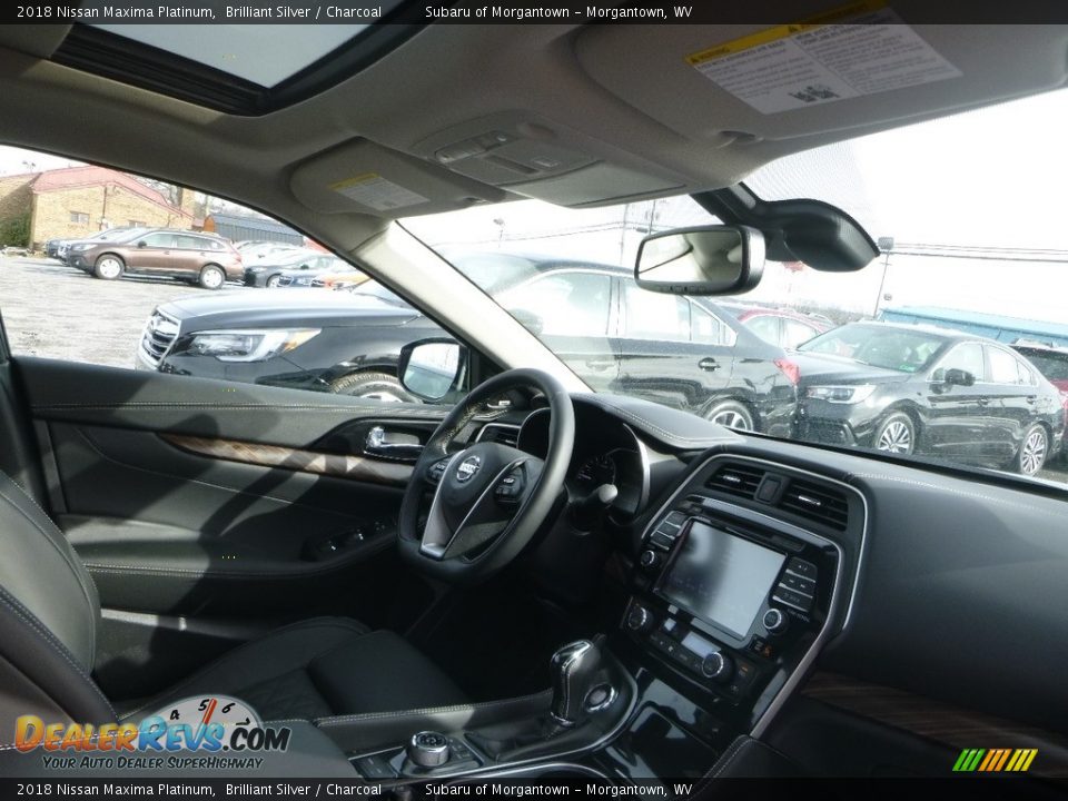 2018 Nissan Maxima Platinum Brilliant Silver / Charcoal Photo #11