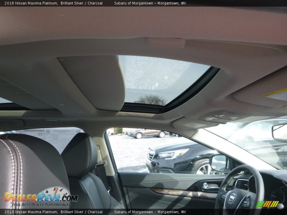 2018 Nissan Maxima Platinum Brilliant Silver / Charcoal Photo #12
