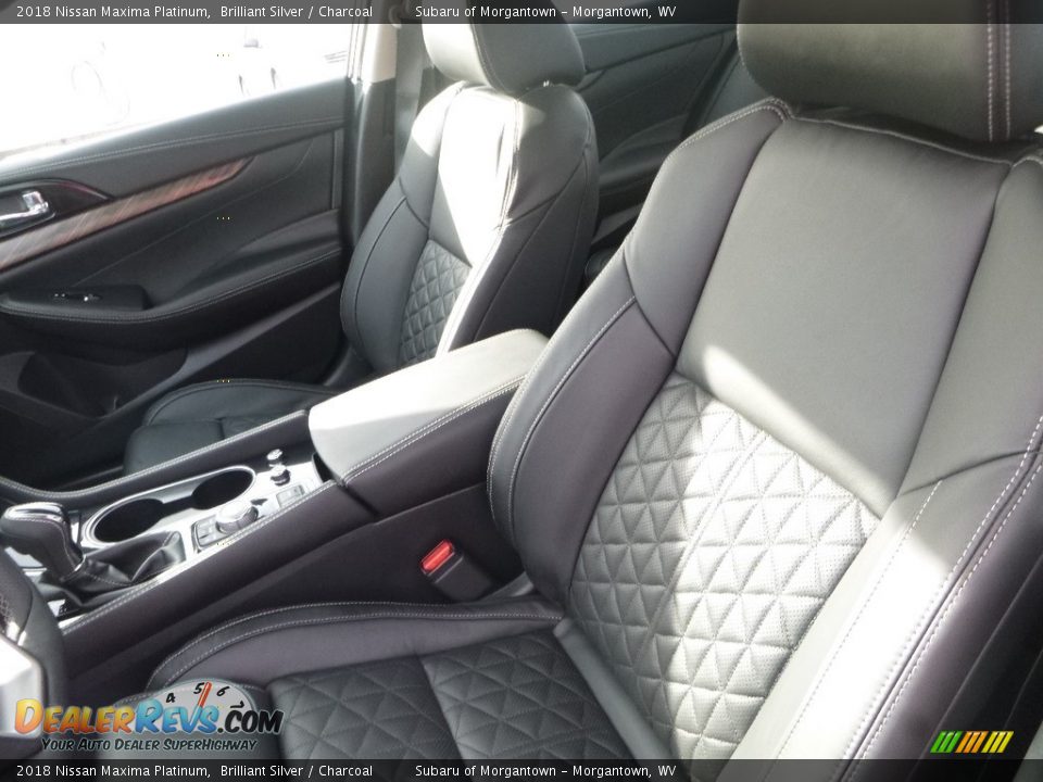 2018 Nissan Maxima Platinum Brilliant Silver / Charcoal Photo #16